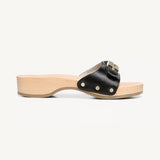 DR SCHOLLS Original Black Giraffe Women's Slide - Size 7 M