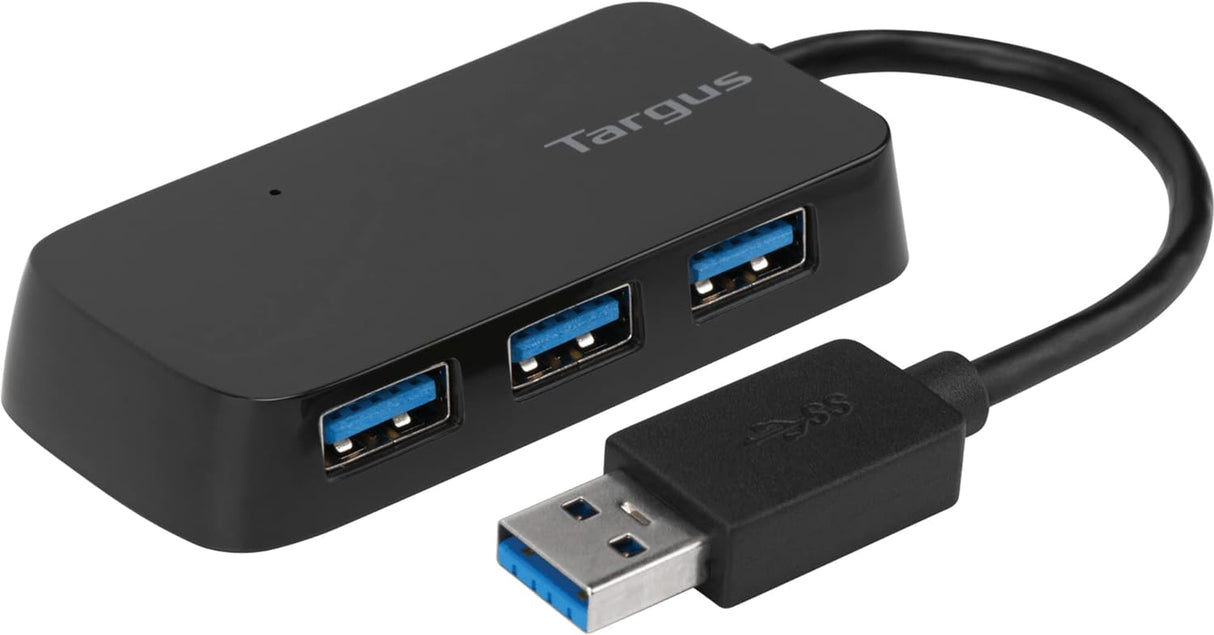 Targus 4-Port USB 3.0 Hub (ACH124US),Black(NEW)