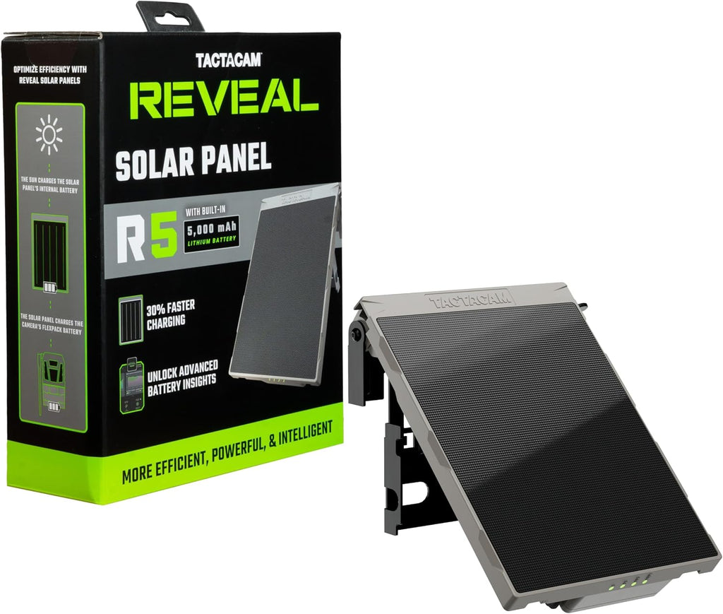 Tactacam Reveal Solar Panel R5 -Trail Camera Solar Charger - 5K mAh