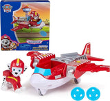 PAW Patrol: Air Rescue Marshall Action Figure & Hero Hydro Airplane Toy with Projectile Launcher & 2 Projectiles