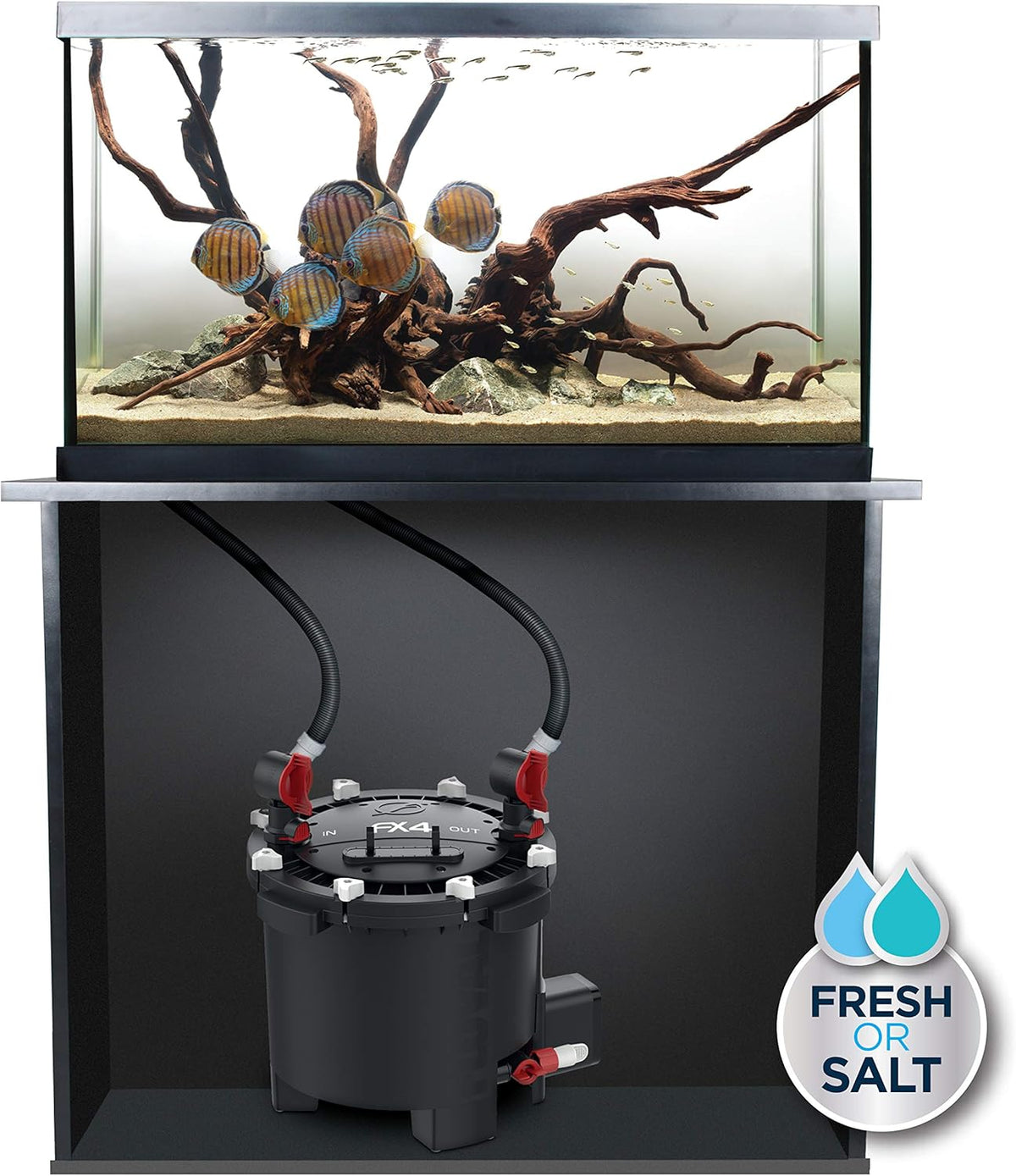 Fluval FX4 High Performance Aquarium Filter, up to 250 Gal. Canister Filter for Aquariums