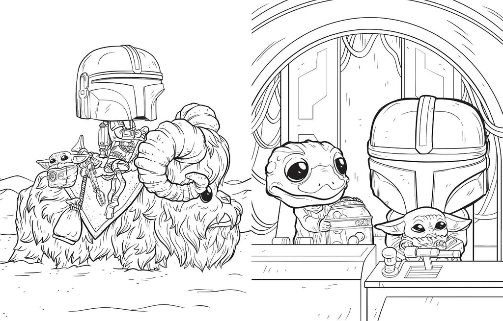 Star Wars: The Mandalorian: The Official Funko POP! Coloring Book