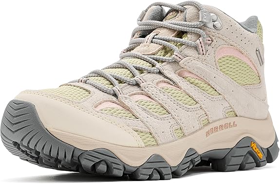 Merrell Women's Moab 3 Mid Waterproof Hiking Boots - Meadow - Size 7.5