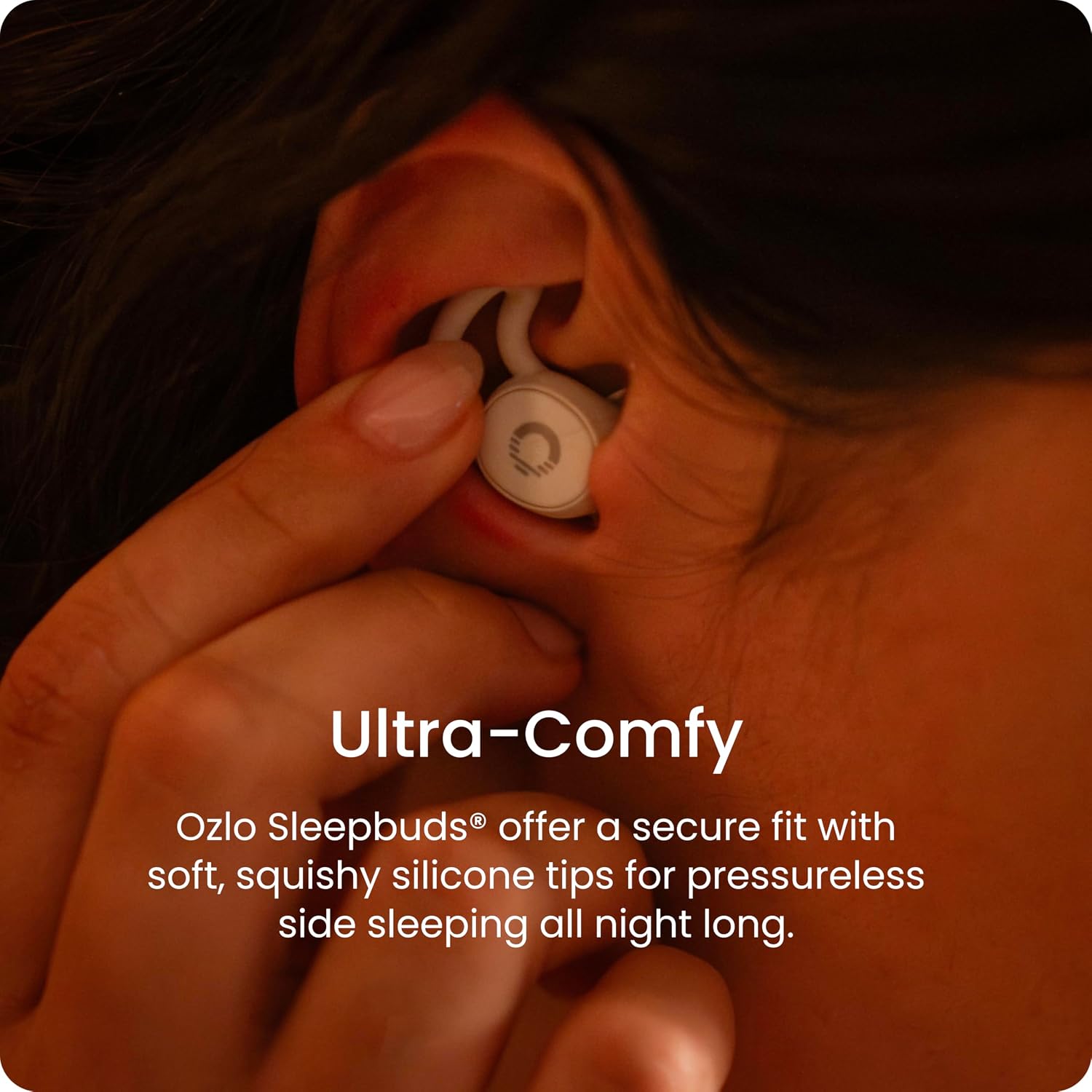 Ozlo Sleepbuds® | Comfortable Side Sleeper Headphones | Up to 10 Hours of Bluetooth LE Streaming