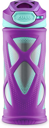 ZULU ATHLETIC | Echo | High Performance Water Bottle | 12 oz. Purple and Teal