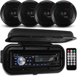 Pyle Wireless Bluetooth Marine Audio Stereo - Kit