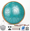 Steel Tongue Drum - 13 Inch 15 Note Tongue Drum