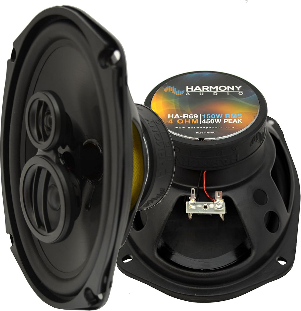 HARMONY AUDIO 6x9 Speakers 450 Watt Rhythm Series Replacement