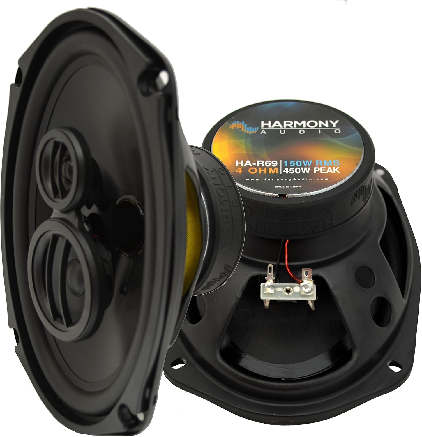HARMONY AUDIO 6x9 Speakers 450 Watt Rhythm Series Replacement