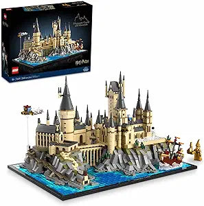 LEGO Harry Potter Hogwarts Castle and Grounds 76419 Building Set, Gift Idea for Adults, Buildable Display Model, Collectible Harry Potter Playset, Recreate Iconic Scenes from The Wizarding World(New Open Box)