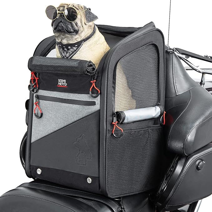 Motorcycle Dog/Cat Carrier Bags Portable Load Capacity 20lbs SKU: F1801-03401BK