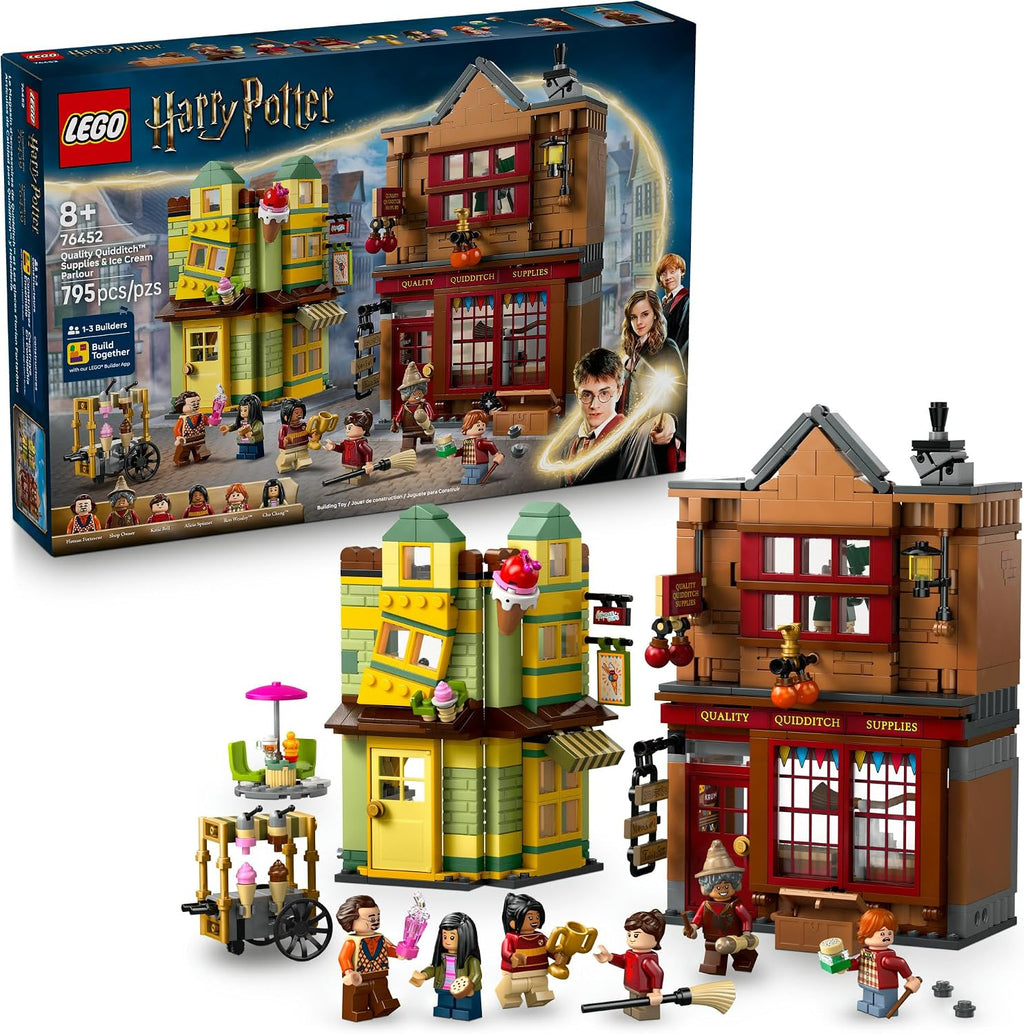 LEGO Harry Potter Quality Quidditch Supplies & Ice Cream Parlour (76452)