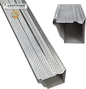 A-M Gutter Guard - Aluminum 200ft of 6in (NEW, OPEN BOX)