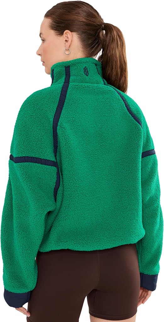 Free People Women's Mountain High Half-Zip Fleece Size XL