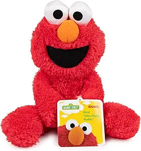 GUND Sesame Street Official Elmo Take Along Buddy Plush, Premium Plush Toy for Ages 1 & Up, Red, 13”(New Open Box)