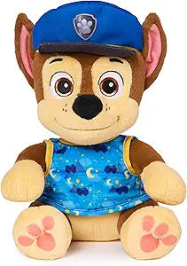 Paw Patrol, Bedtime Plush Chase, 10-Inch Stuffed Animal with Reversible Outfit, Kids Toys for Boys & Girls Ages 3 and Up (New, Open Box) *Damaged Box*