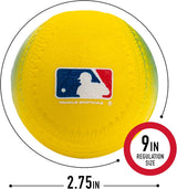 Franklin Sports Foam Baseballs - Soft Foam Practice Baseballs for Kids - Perfect for Hitting and Indoor or Outdoor Play - 3 Pack - Official MLB Licensed Product