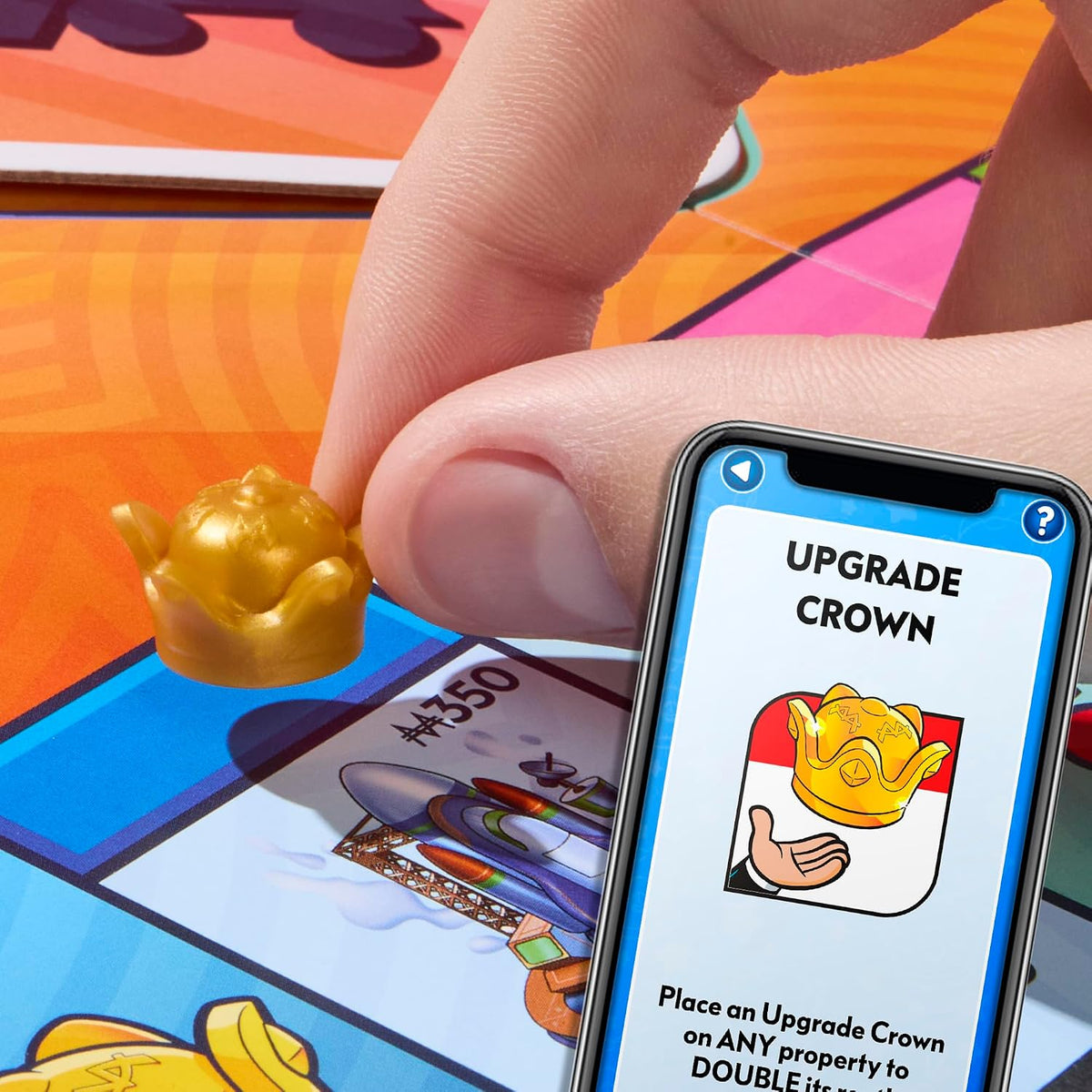Monopoly App Banking Board Game| App-Enabled Game | Links to Smart Devices | Ages 8+ | 2 to 6 Players | 45 Mins. | Family Games for Kids