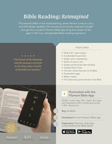 KJV Wide Margin Bible, Filament Enabled Edition, Black Genuine Leather with thumb index