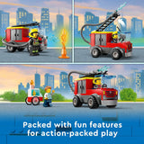 LEGO Fire Station& Fire Truck city 60375 Multicolor (153pcs) (NEW, OPEN BOX)