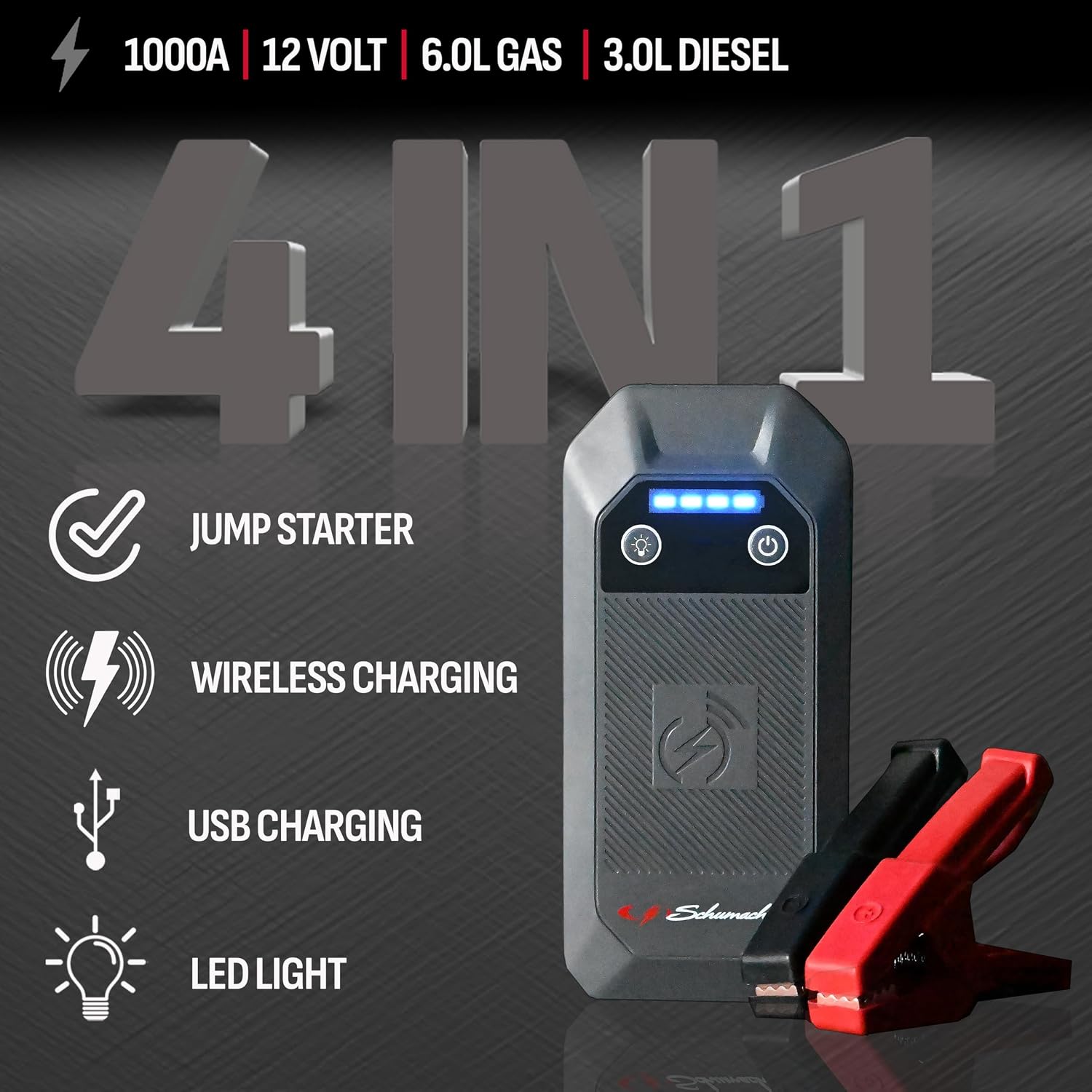 Schumacher Electric 12V Lithium Jump Starter & Power Pack