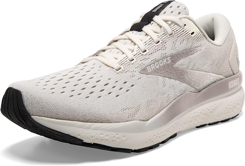 Brooks Men’s Ghost 16 Neutral Running Shoe - Coconut/Chateau/Forged Iron - Size 11.5
