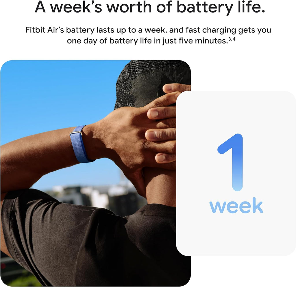 Google Fitbit Air Performance Loop Band - One Size - Obsidian