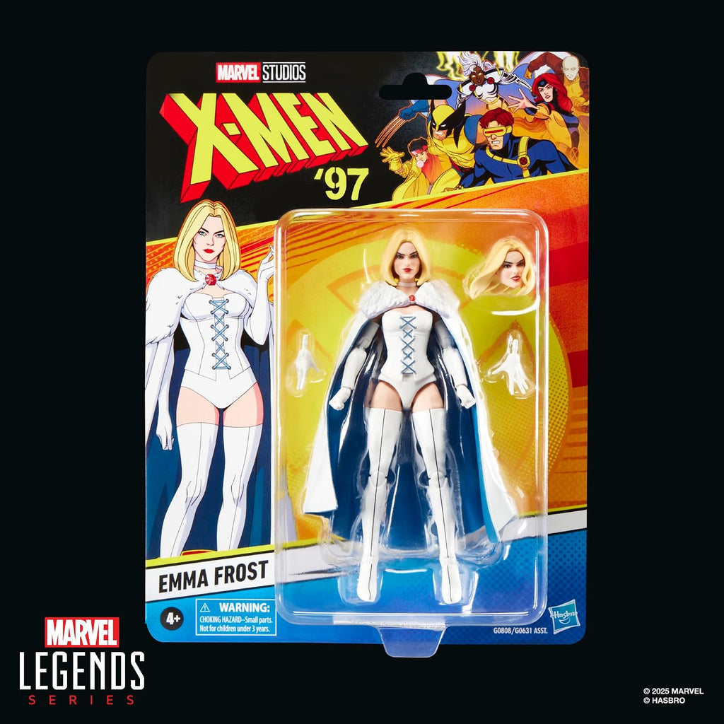 Marvel Legends Series Emma Frost 6-Inch Action Figure Toy - X-Men '97