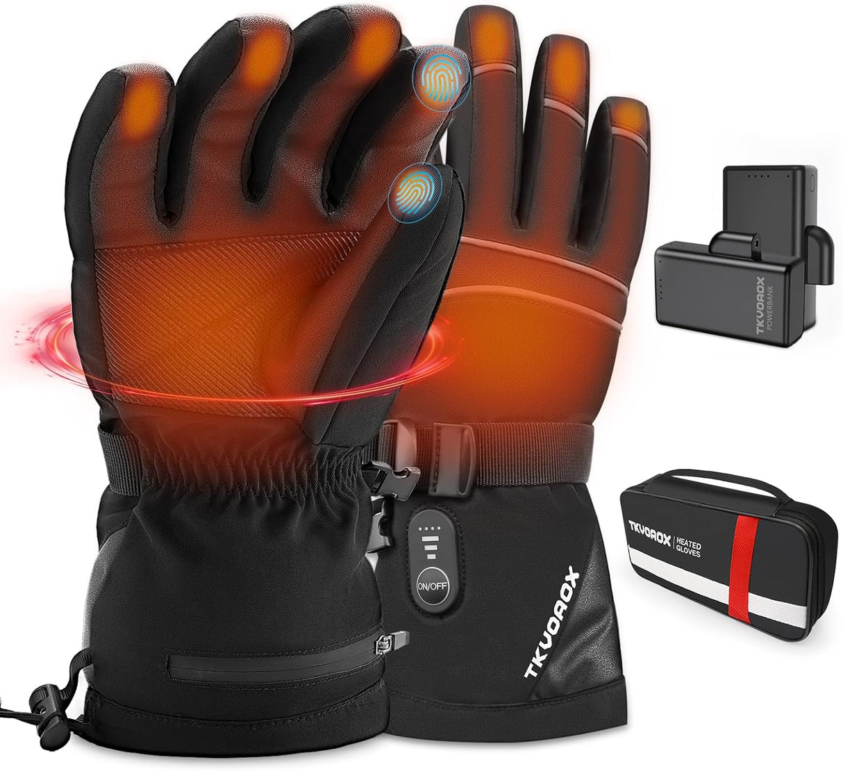 Tkvoaox Heated Gloves