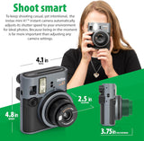 Fujifilm Instax Mini 41 Instant Film Camera + 20 Instax Instant Film Prints Bundle - Black