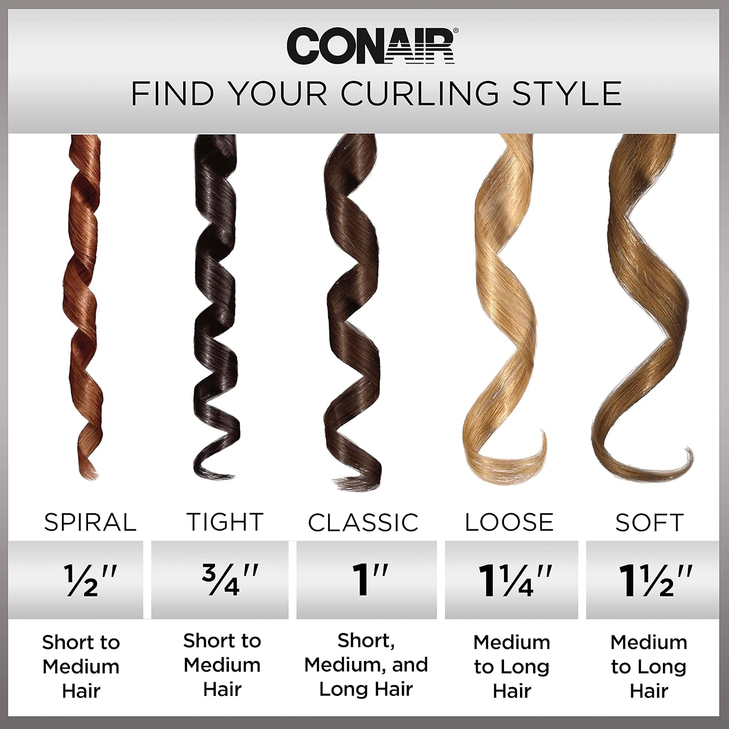 Conair Instant Heat Spiral 3/4-Inch Curling Iron