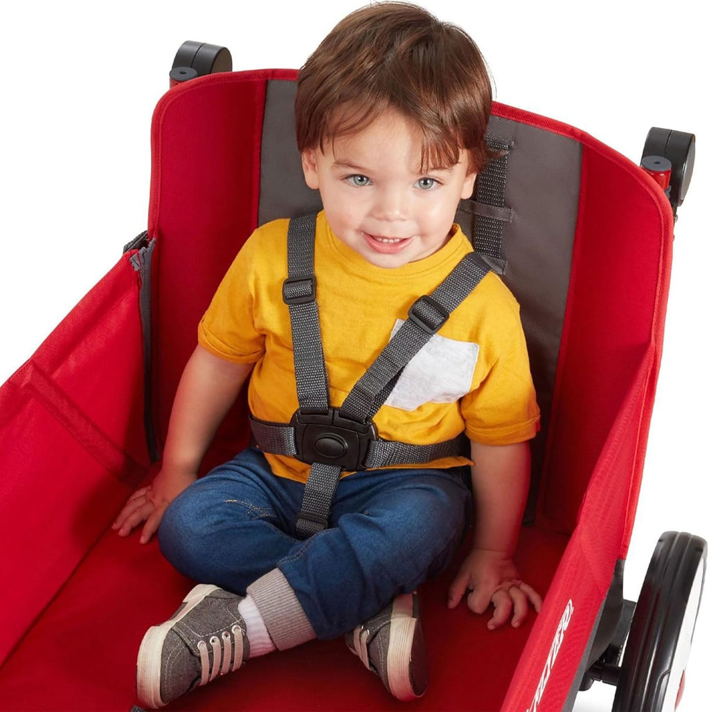Radio Flyer Convertible Stroller Wagon for Kids - Red (Ages 1+)