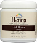 Rainbow Research Corp NY | Henna Hair Color and Conditioner | Dark Brown 4 oz (Pack of 2)