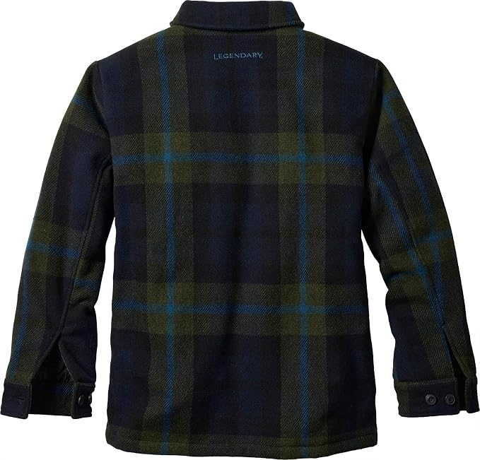 Legendary Whitetails Men's Wool Coat Sherpa Lined Heavyweight Jacket Big & Tall (Size: Medium)