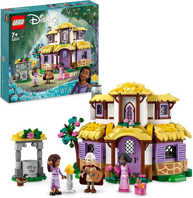 LEGO Disney Wish: Ashas Cottage Princess Building Toy Set 43231 (Please be advised that sets may be missing pieces or otherwise incomplete.)