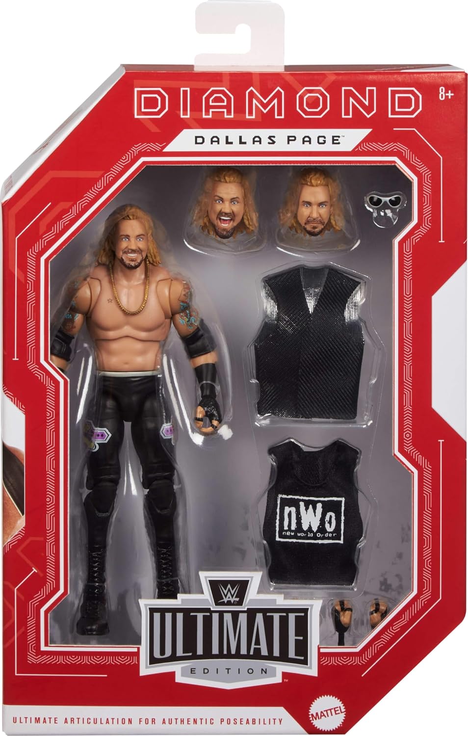 Mattel WWE Ultimate Diamond Dallas Page Monday Night War Collectible Action Figure