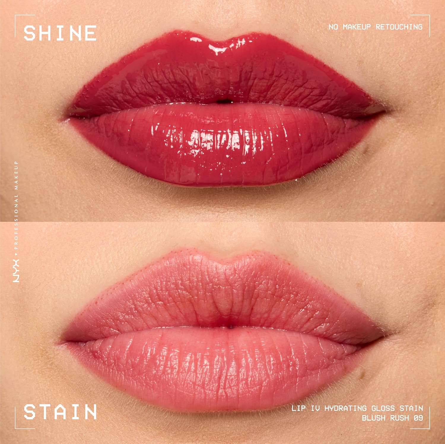 NYX Professional Makeup | LIP I.V. Hydrating Gloss Serum | 09 Blush Pink