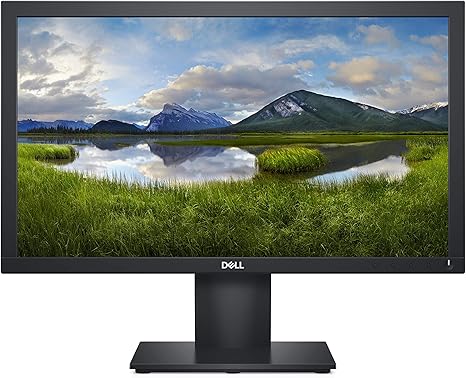 Dell 20 E2020H 19.5-inch 60Hz Small Thin Monitor for Laptop, Computer & Desktop, HD+ 1600 x 900p, Anti Glare, LED Display, VGA/Displayport Connectivity - Black