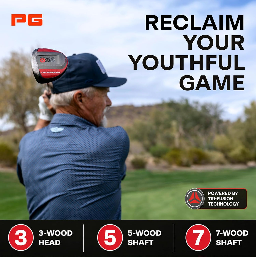 Performance Golf 357 Fairway Hybrid - 21 Degree Loft - Regular Flex - Right Hand Orientation