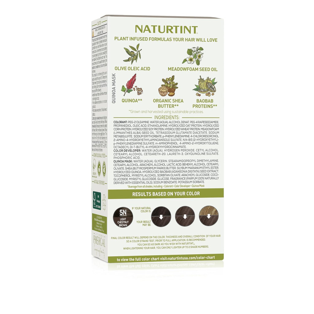 Naturtint 5N Light Chestnut Brown Permanent Hair Color (Pack of 1)