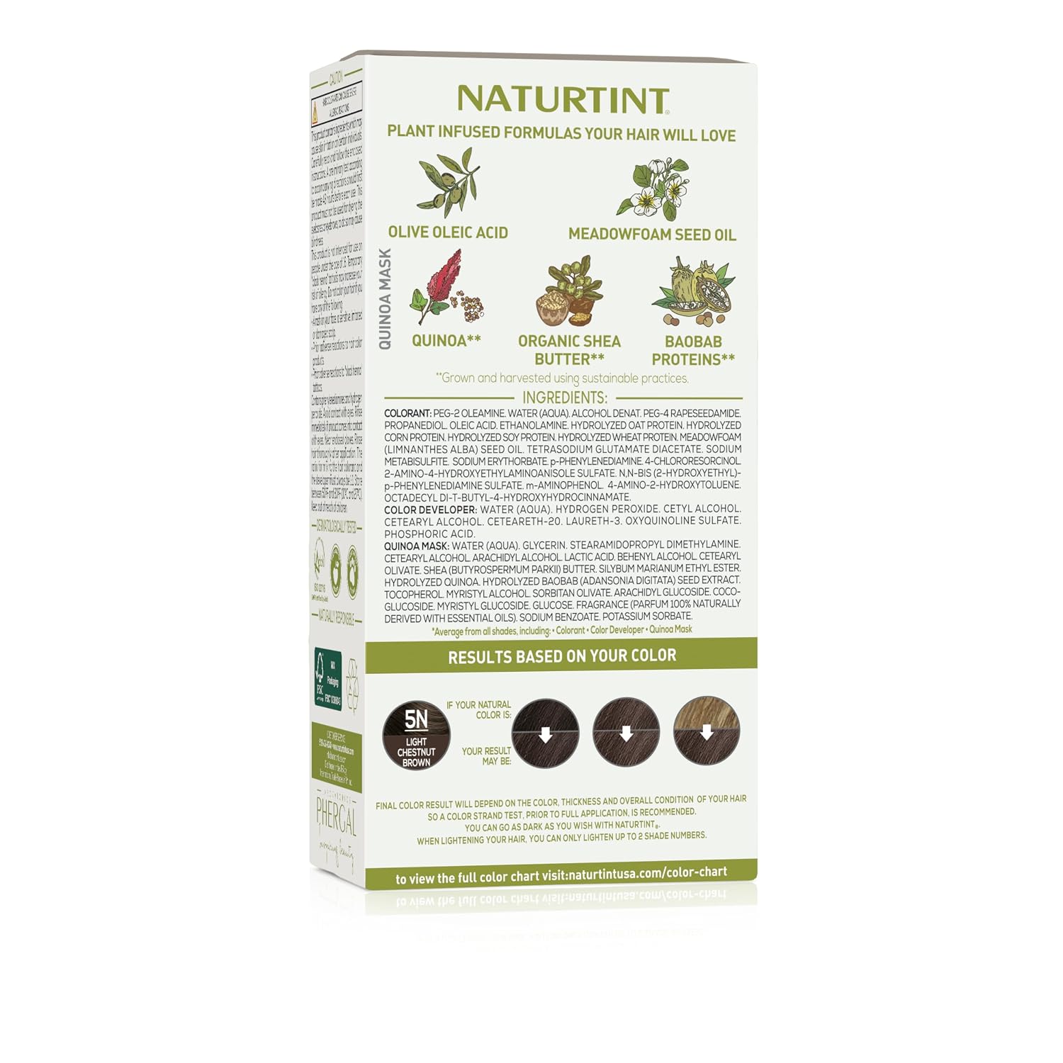 Naturtint 5N Light Chestnut Brown Permanent Hair Color (Pack of 1)