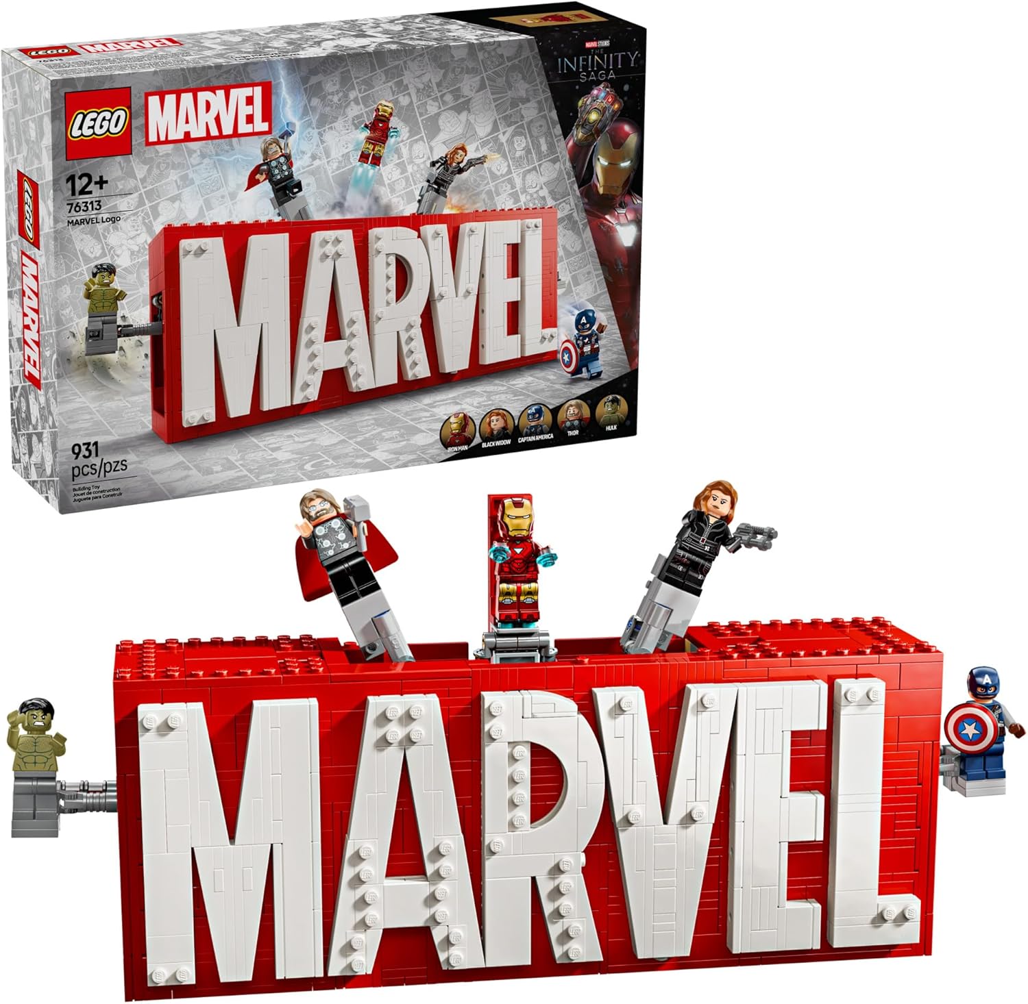 LEGO Marvel: Marvel Logo & Minifigures