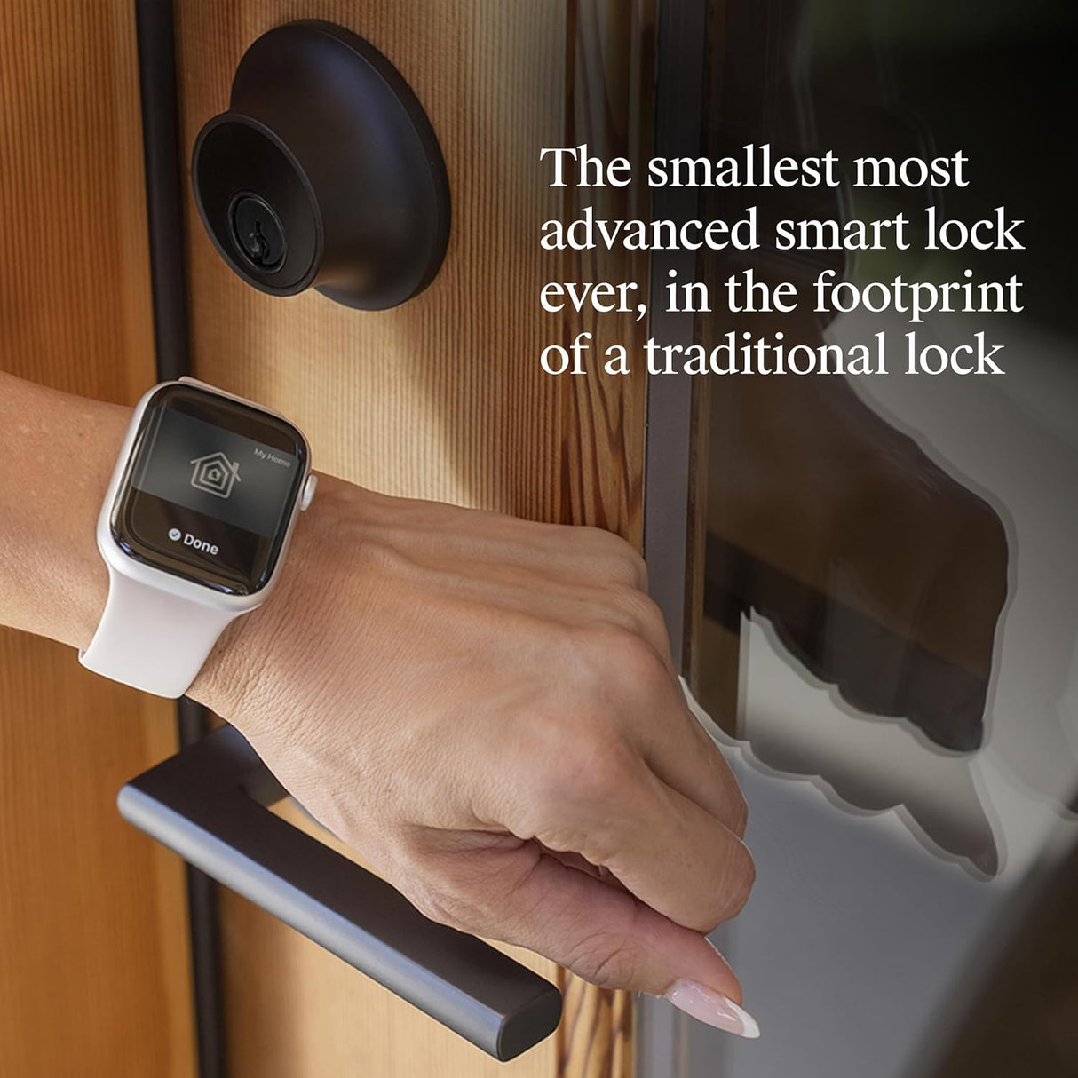 Level Lock+ Smart Lock Plus Apple Home Keys - Smart Deadbolt for Keyless Entry - Includes Key Cards (Matte Black) (OPEN BOX)