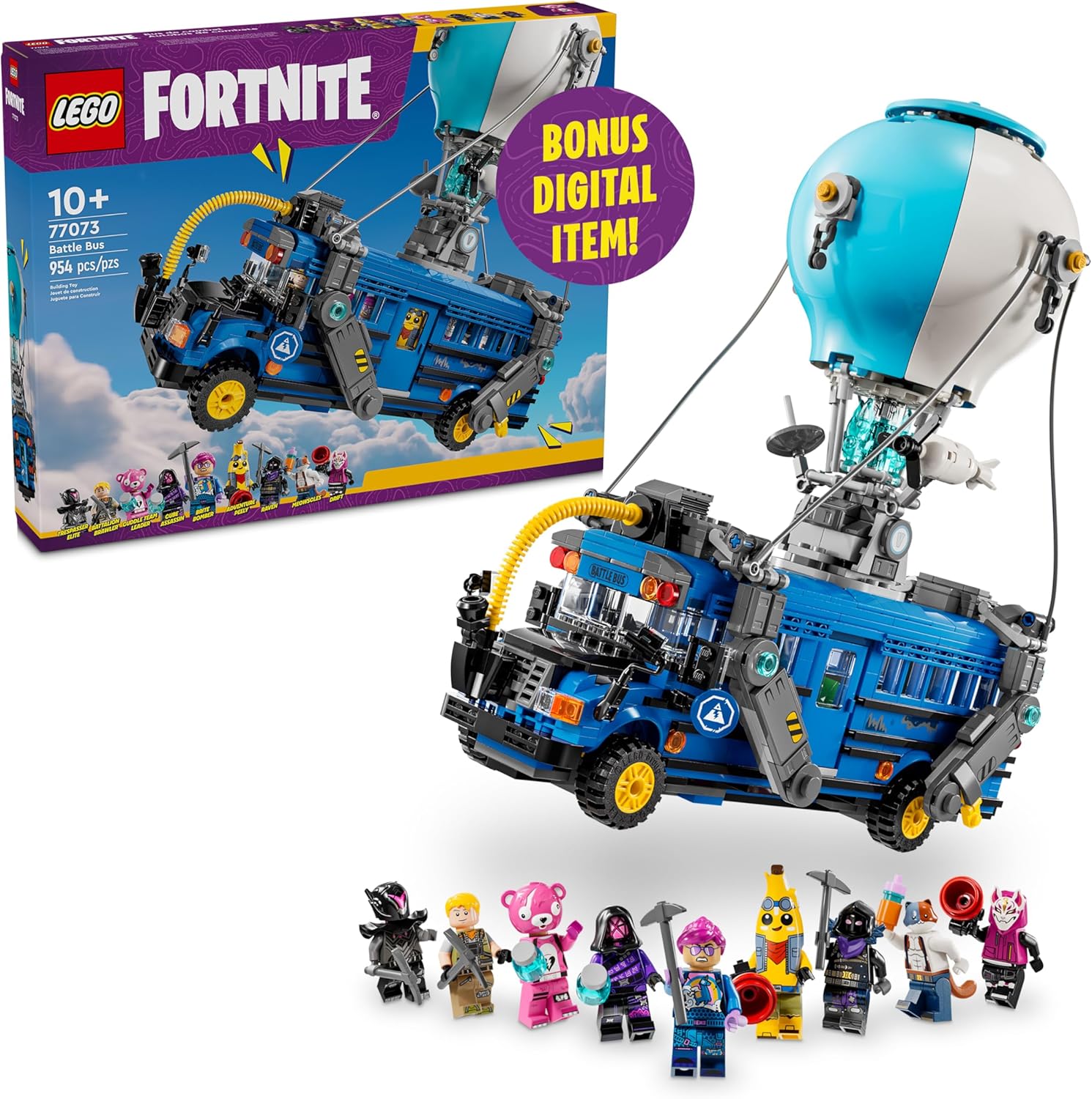 LEGO Fortnite Battle Bus Building Toy