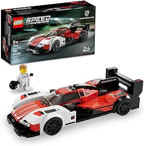 LEGO Speed Champions Porsche 963 76916, Model Car Building Kit, Racing Vehicle Toy for Kids, 2023 Collectible Set with Driver Minifigure(New Open Box)