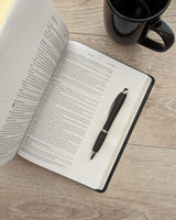 KJV Wide Margin Bible, Filament Enabled Edition, Black Genuine Leather with thumb index