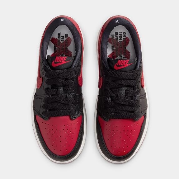 NIKE Little Kid's Jordan 1 Retro Low OG - Banned - PS - 12C