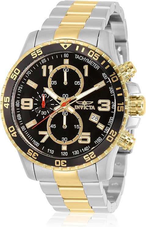 Invicta Men's Specialty Chronograph Textured Dial Stainless Steel Watch