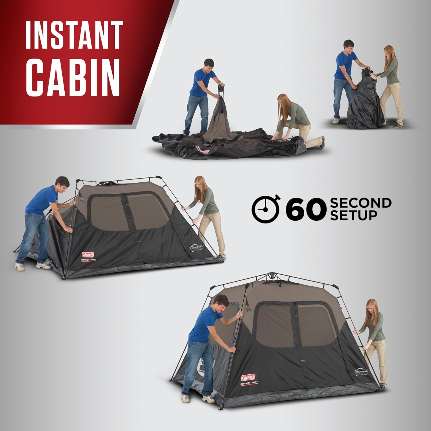 Coleman 4 Person Instant Camping Tent