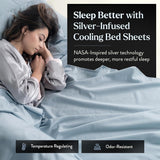 Miracle Made Temp-Regulating and Self-Cleaning Sheets - Sky Blue